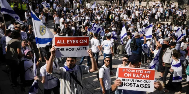 Israelis mark ‘Jerusalem Day’, celebrating the capture of East Jerusalem in the 1967 war.