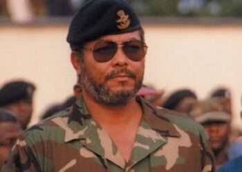 The late Flight Lieutenant Jerry John Rawlings.