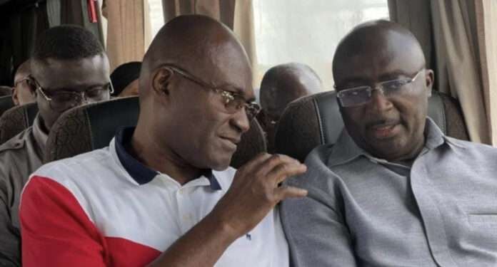 Kennedy Ohene Agyapong and Dr Mahamudu Bawumia