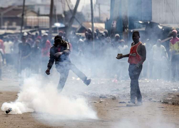 Hundreds Arrested in Nairobi Amid Protests Against Tax Hikes 1 Protest in Nairobi Kenya