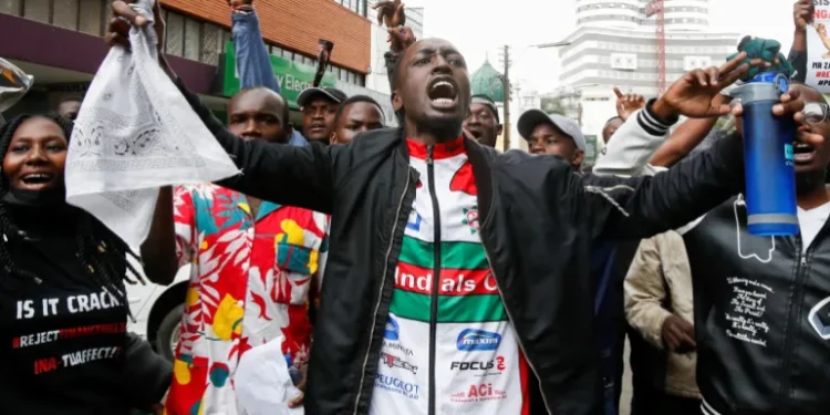 Kenyan protesters
