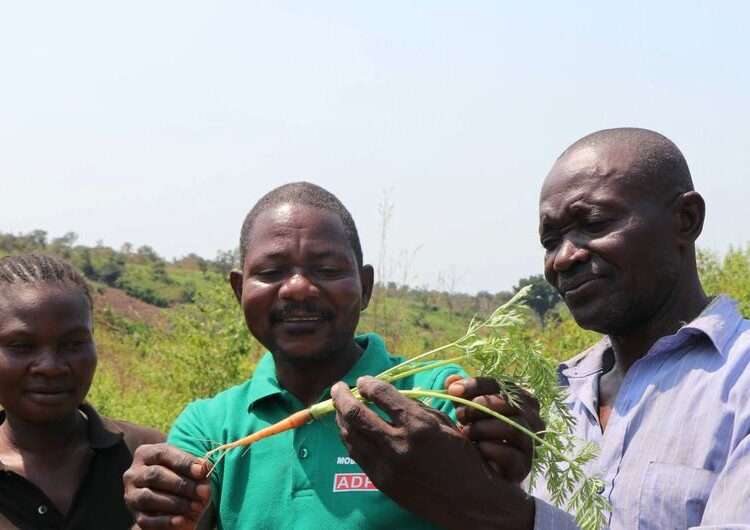 Refugees 'Cultivate Hope and Independence' in Angola 1 Some of the beneficiaries of the program