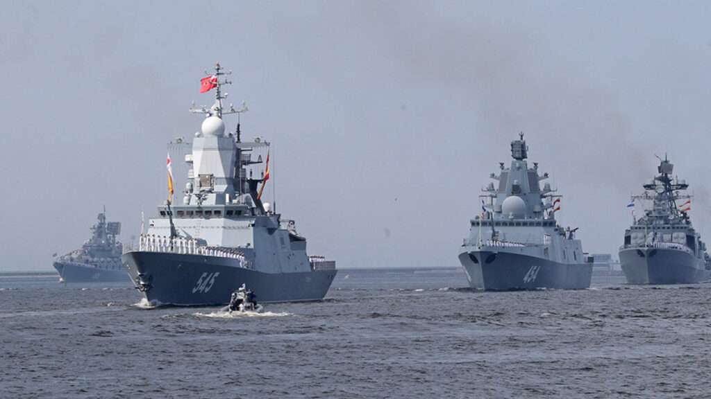Russia war ships