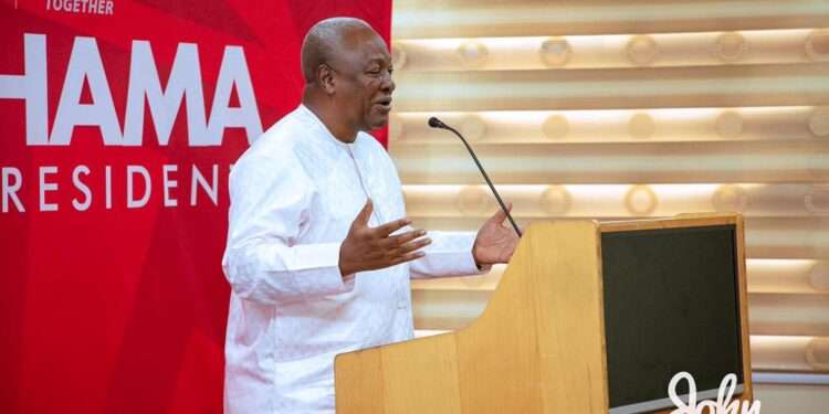 John Dramani Mahama, Presidential candidate for the NDC