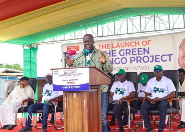 Green Damongo Project Launched to Bolster Ghana’s Greening Initiative 1 Hon. Samuel A. Jinapor, Minister for Lands and Natural Resources and MP for Damongo