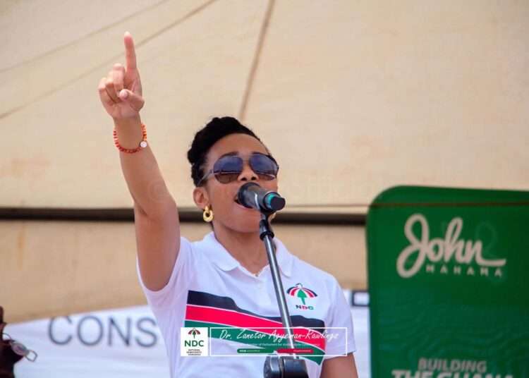 Hon. Zanetor Agyeman-Rawlings, the Member of Parliament for Korle Klottey Constituency