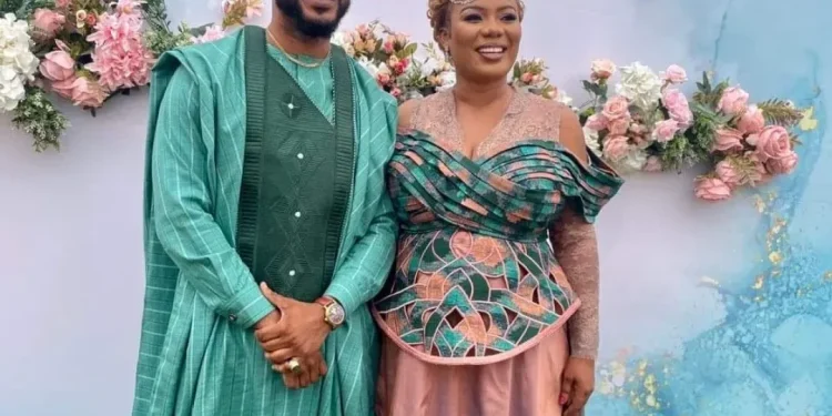Bridget Otoo's husband, Dr. Evans Ago Tetteh and herself