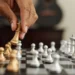 chess playing hand