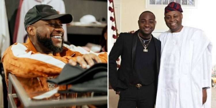 Davido and his father, Deji Adeleke