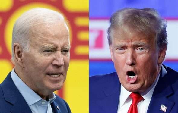 Combination picture of U.S President, Joe Biden and Donald Trump.