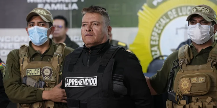 Former Bolivian Heads Of Army And Navy Arrested Over Failed Coup 1 Bolivian General Juan Jose Zuniga is presented following his arrest by the authorities for a coup attempt in La Paz, Bolivia.