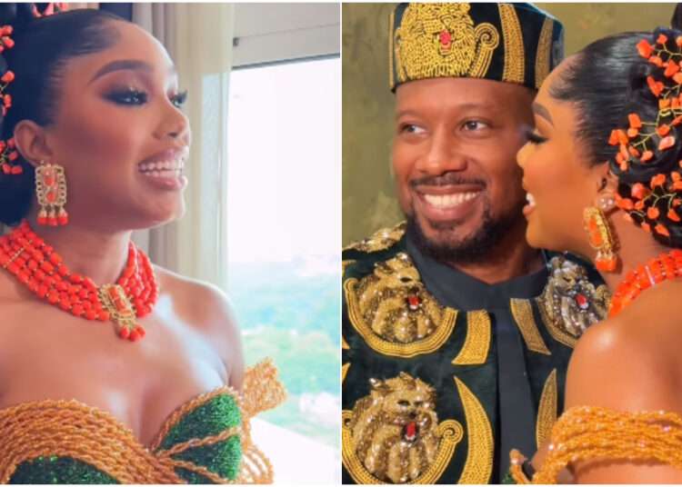 Actress Sharon Ooja Shares Love Story 1 Sharon and her husband, Nwoko