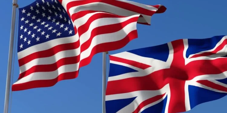 uk and us flag