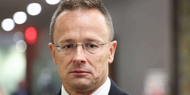 Hungary's Minister of Foreign Affairs and Trade, Peter Szijjarto.