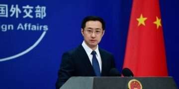 Chinese Foreign Ministry Spokesman, Lin Jian.