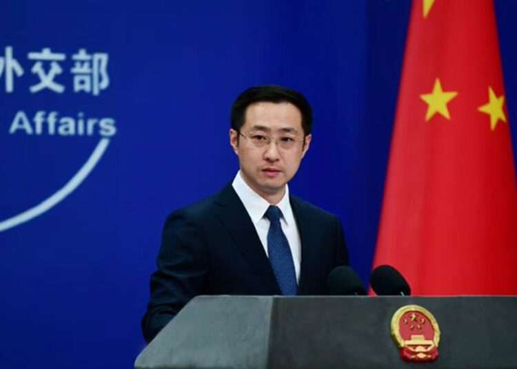 China Backs Lai's Sentencing, Warns Against Interference 1 Chinese Foreign Ministry Spokesman, Lin Jian.
