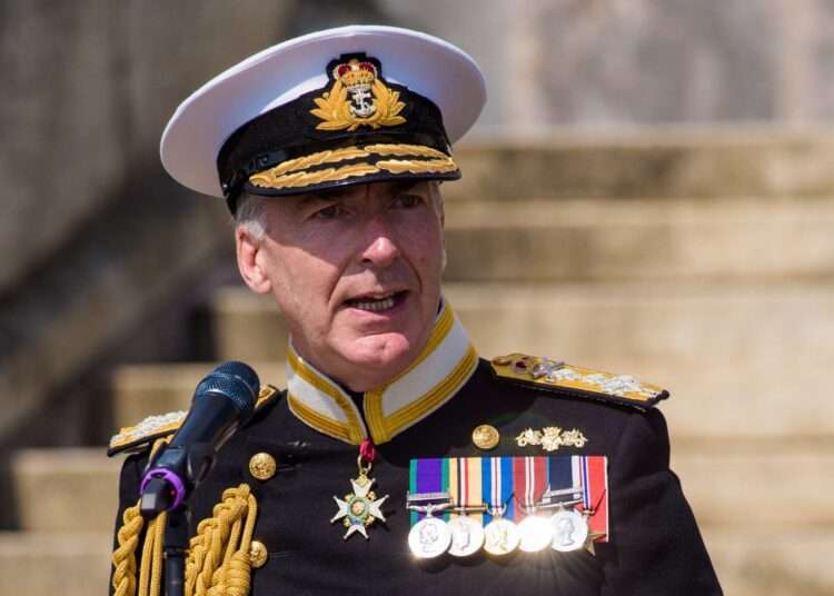 Triple Lethality by Decade's End Without Conscription, Says Defence Chief 1 Admiral Sir Tony Radakin