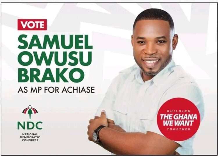 NDC Achiase Parliamentary Candidate Calls for Transformative Change 1 Samuel Owusu Brako, the NDC Parliamentary Candidate,, Achiase Constituency