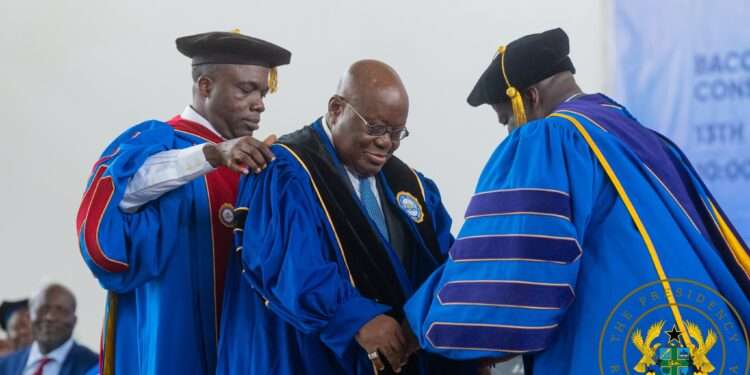 President Akufo-Addo Receives Honorary Doctorate From Valley View University 1 H.E President Akufo-Addo