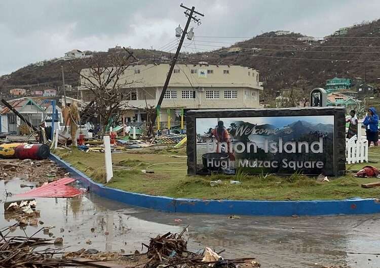 UN Launches $9 Million Aid Plan for Caribbean Islands 1 Hurricane Beryl caused massive destruction on Union Island in Saint Vincent and the Grenadines.