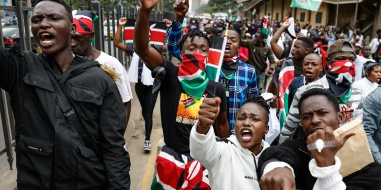 Leaderless Protests A Big Thing In Kenya 1 Kenya protesters