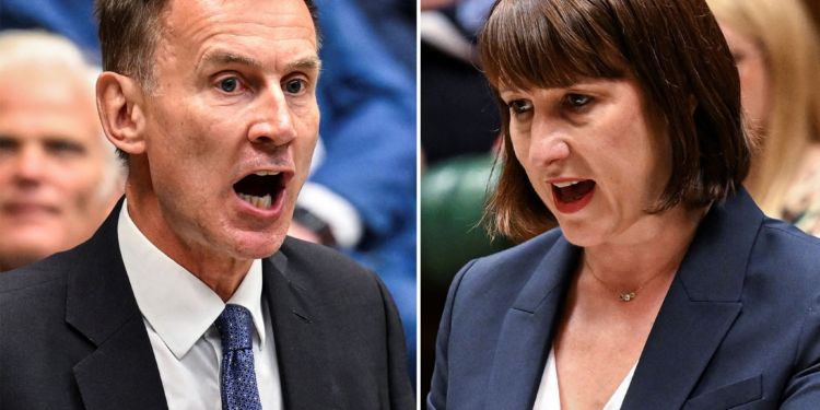 Jeremy Hunt and Rachel Reeves