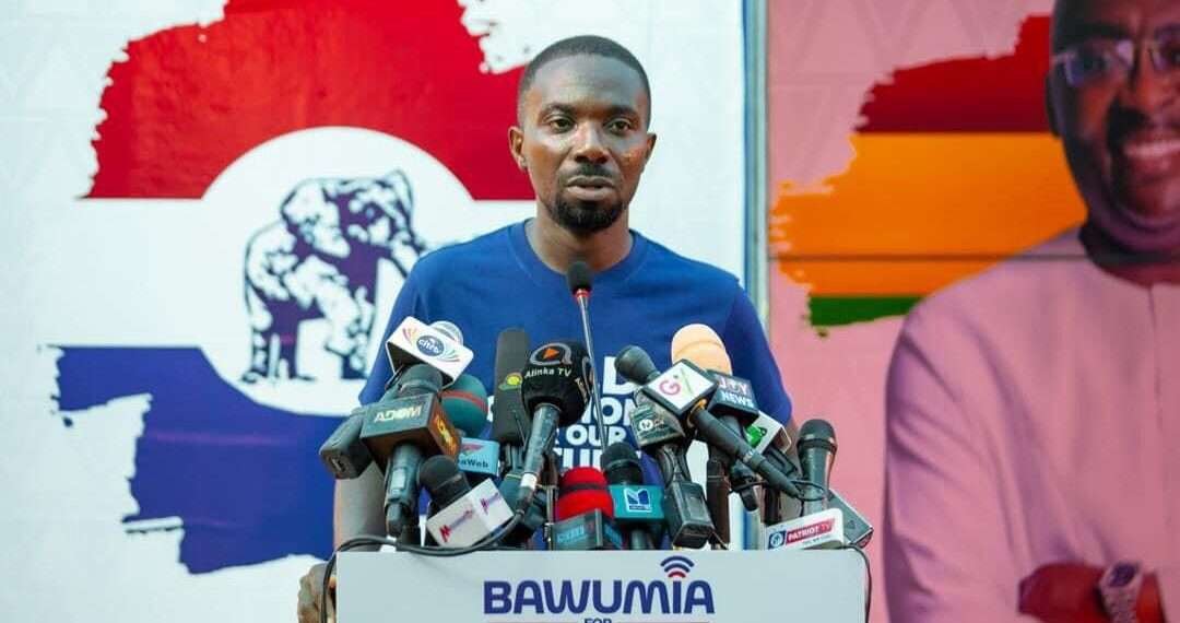 NPP Accuses NDC of Policy Theft Ahead of Manifesto Launch 1 Dennis Miracles Aboagye, Spokesperson for Dr. Bawumia Campaign