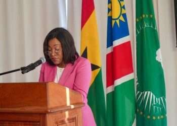 Ghana-Namibia Strengthens Bilateral Relations for Socio-Economic Development 1 Hon. Shirley Ayorkor Botchwey, Ghana's Minister for Foreign Affairs and Regional Integration