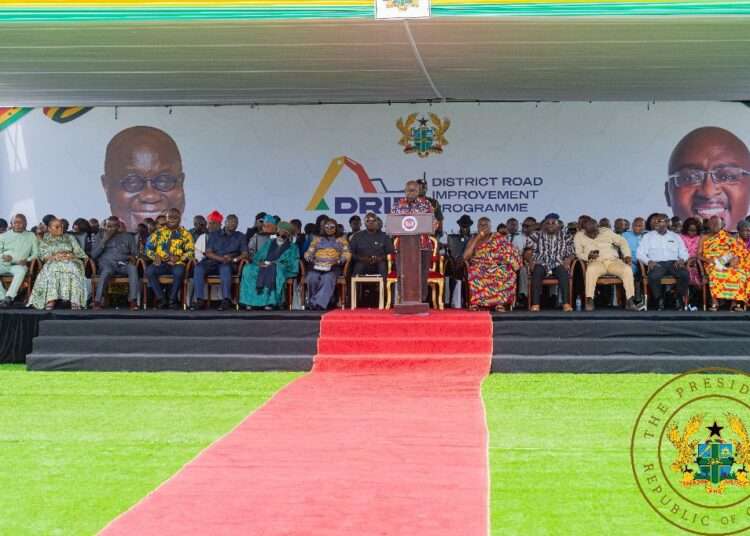 President Akufo-Addo Launches District Road Improvement Programme 1 President Nana Addo Dankwa Akufo-Addo