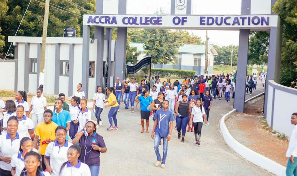 CoE in Crisis: An Urgent Plea for Resolution Amid CETAG Strike 1 The main Entrance of the Accra College of Education