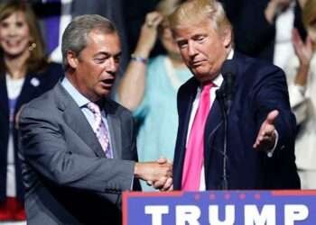 Nigel Farage and Donald Trump