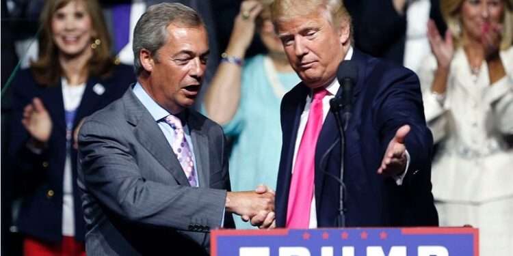 Trump Congratulates Farage 1 Nigel Farage and Donald Trump