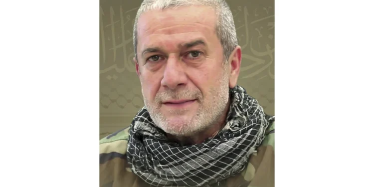Senior Hezbollah Commander, Muhammad Nimah Nasser.