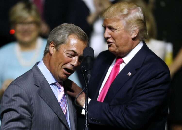 Nigel Farage and Donald Trump