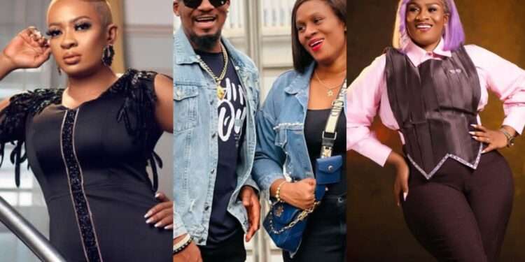May Edochie, the late Junior Pope and his wife, Jennifer