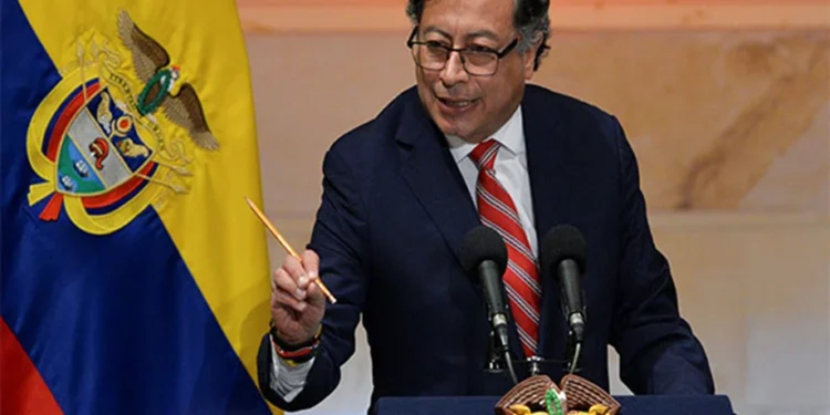 Colombian President, Gustavo Petro.