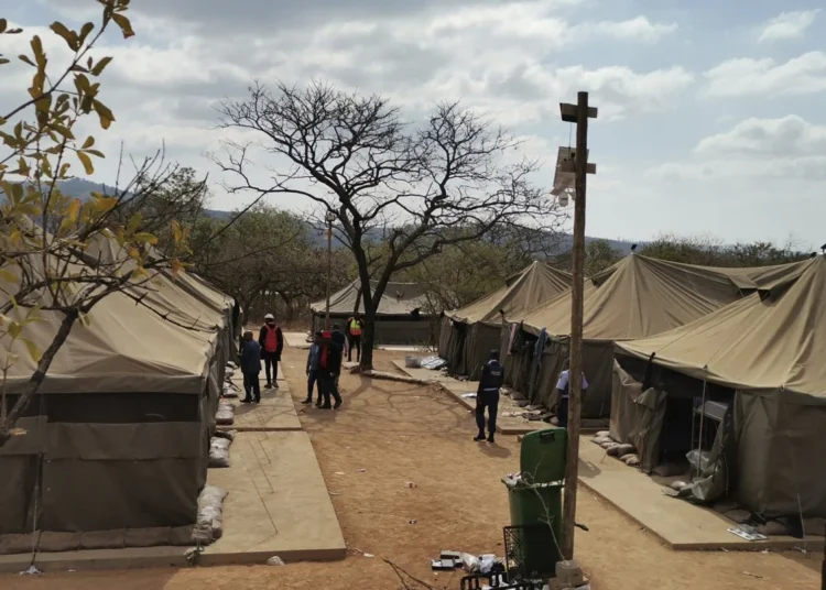 The site where 95 Libyan nationals were arrested on suspicion of running an illegal military training camp.