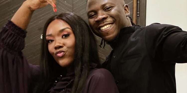Stonebwoy and his wife, Dr. Louisa