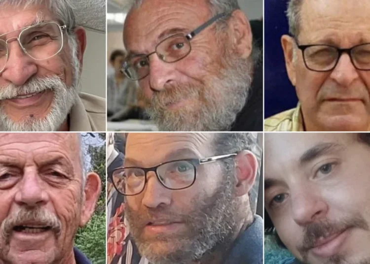 Top row, left to right: Yoram Metzger, Alexander Dancyg, Avraham Munder. Bottom row, left to right: Chaim Peri, Nadav Popplewell, and Yagev Buchshtab.