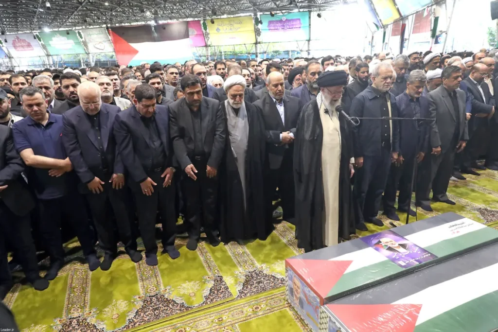 Funeral Service For Ismail Haniyeh Held In Tehran 2 AA 20240801 35287099 35287098 FUNERAL PRAYER OF THE HAMAS POLITICAL CHIEF ISMAIL HANIYEH IN TEHRAN 1722496054