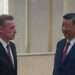 U.S. National Security Advisor Jake Sullivan meets Chinese President Xi Jinping at the Great Hall of the People in Beijing, China August 29, 2024.