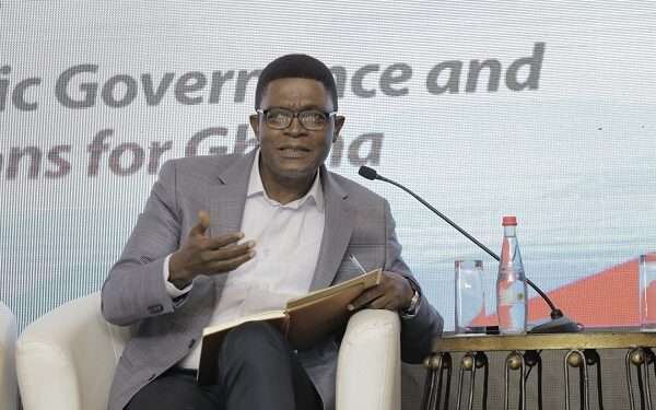 Executive Director for IDEG Addresses Concerns on Peace Pact Ahead of 2024 Elections 1 Dr. Emmanuel Akwetey the Executive Director for the Institute of Democratic Governance (IDEG)