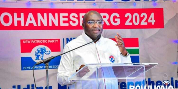 Bawumia Faces Lukewarm Reception in Eastern Region during Tour, NDC Claims 1 Vice President Dr Mahamudu Bawumia, NPP Flagbearer