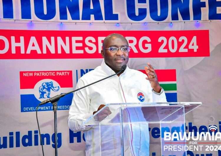 Bawumia Faces Lukewarm Reception in Eastern Region during Tour, NDC Claims 1 Vice President Dr Mahamudu Bawumia, NPP Flagbearer
