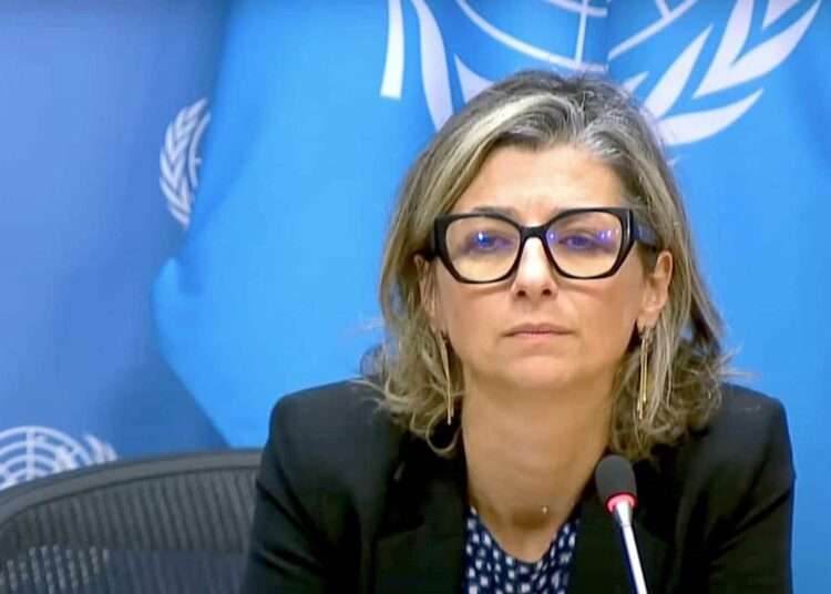 Medical Professionals Worldwide Urged To Suspend Ties With Israel 1 UN's special rapporteur on the occupied Palestinian territories, Francesca Albanese.