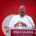 Former President John Dramani Mahama, National Democratic Congress flagbearer