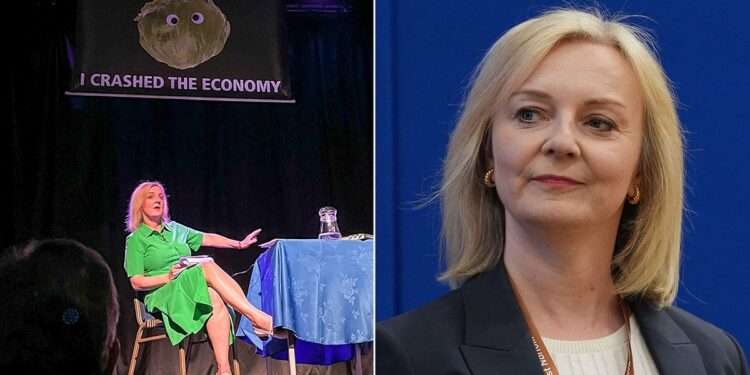 Truss Exits Stage After "Lettuce" Protest Prank 1 Liz Truss
