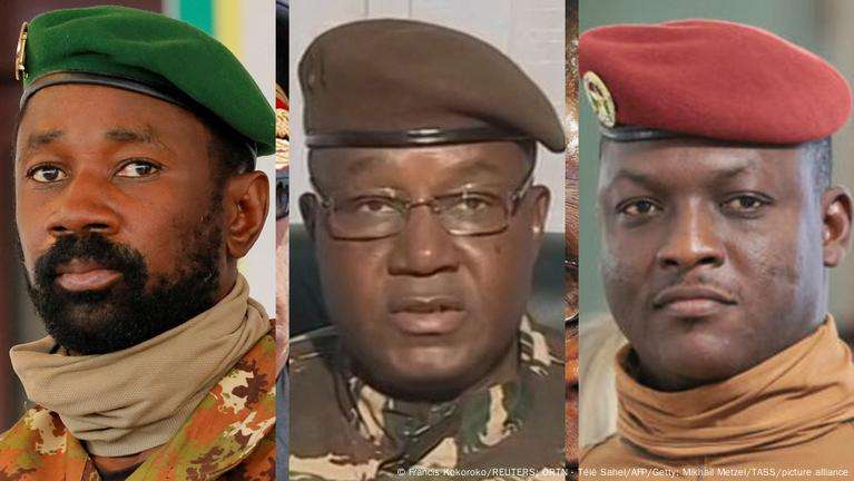 Mali Niger and Burkina Faso junta leaders