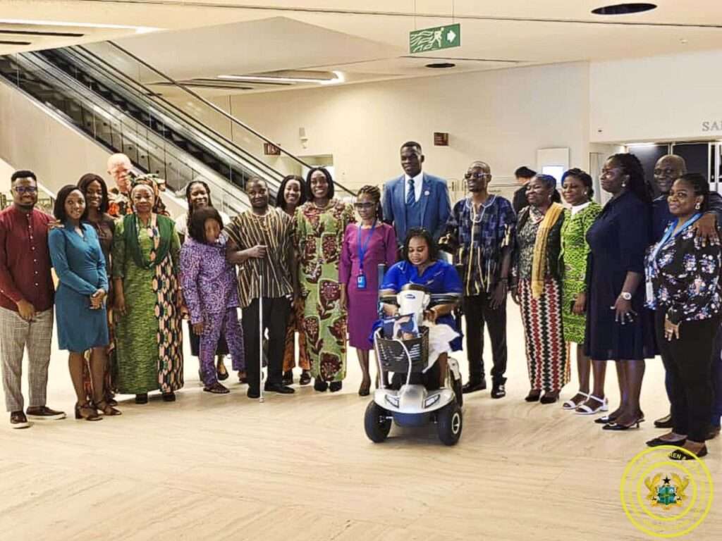 Ghanaian delegation to the 31st Session of the CRPD 