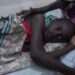 A young girl receives treatment at a hospital in Khartoum, Sudan